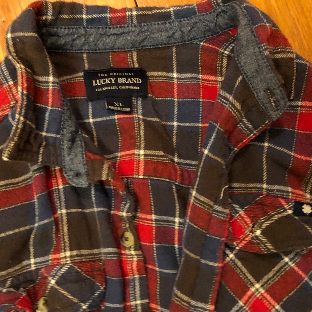 Boys XL Lucky Brand Flannel